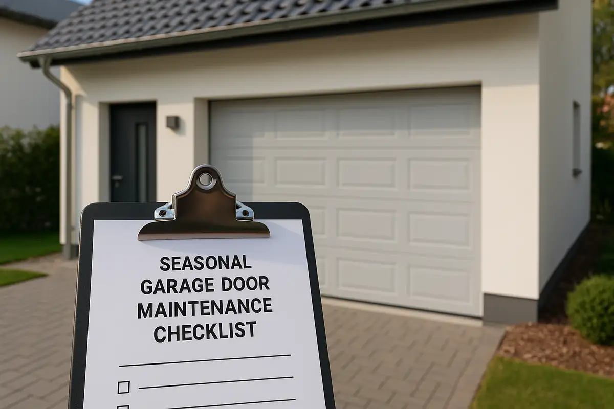Seasonal Garage Door Maintenance Checklist for Redwood City Residents